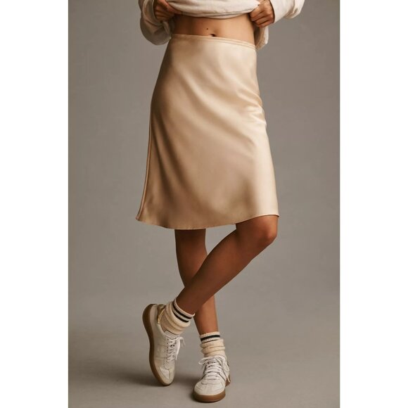 Sunday In Brooklyn Pearl Satin Skirt - Picture 2 of 6